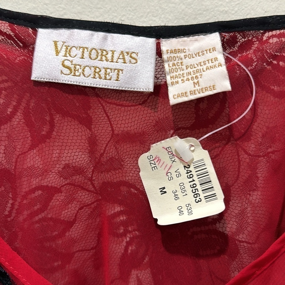 NWT Victorias Secret Vintage Lace Teddy Slip Lingerie - Picture 2 of 4